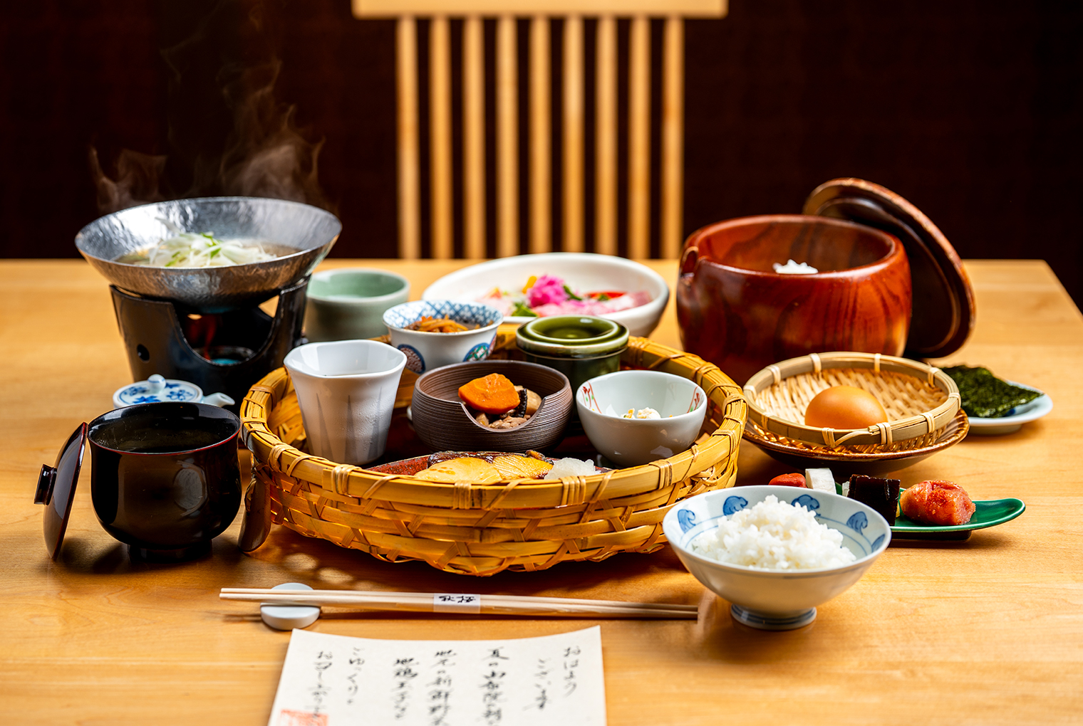 草庵秋桜 朝食イメージ